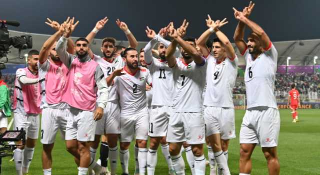فلسطين تقترب من تسجيل إنجاز تاريخي في كأس آسيا