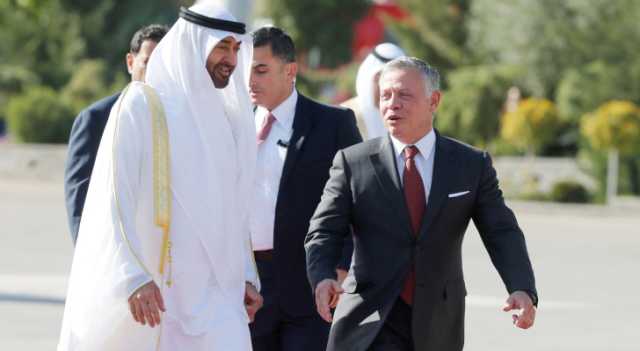 الملك ورئيس دولة الإمارات يعقدان لقاء بقصر بسمان