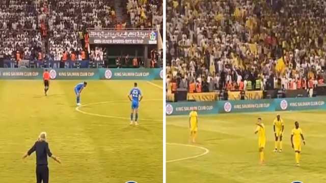 غضب مدرب الهلال بعد احتفال رونالدو أمامه.. فيديو