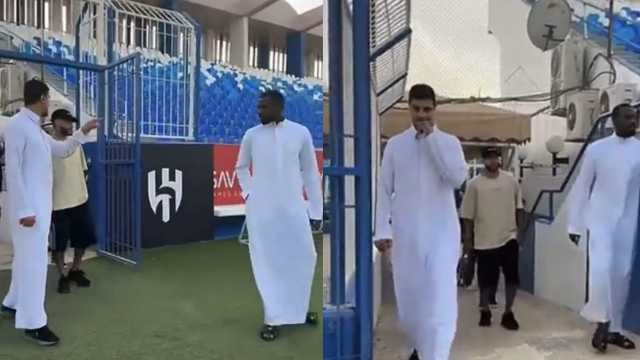 لحظة وصول نيمار إلى مقر الهلال..فيديو