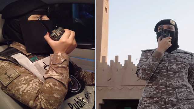 جانب من العمليات الميدانية للعسكريات السعوديات في الأمن الدبلوماسي..فيديو