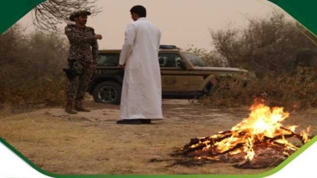 القبض على 39 مُخالفاً لنظام البيئة لإشعالهم النار في أراضي الغطاء النباتي بعسير