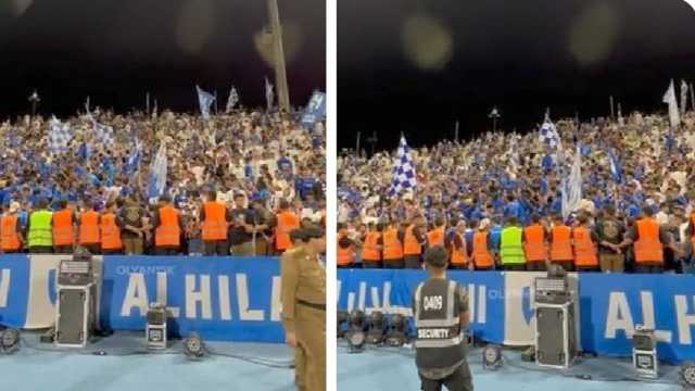 جماهير الهلال بعد نهاية المباراة: هاتوا النصراوي .. فيديو