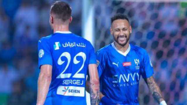 نيمار يتحدث لجماهير الهلال عبر حساب النادي .. فيديو