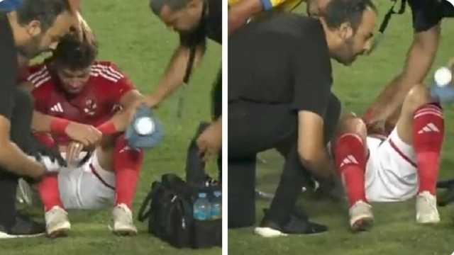 بكاء إمام عاشور بعد إصابته في الدوري المصري.. فيديو