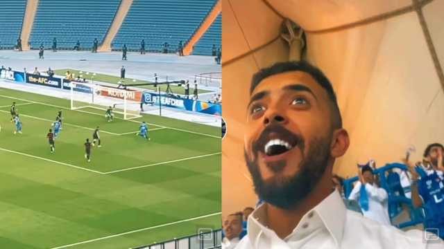 ميتروفيتش يسجل هدف خيالي أثناء حديث مشجع هلالي عن فضل دعاء أمه في تقدم الهلال .. فيديو