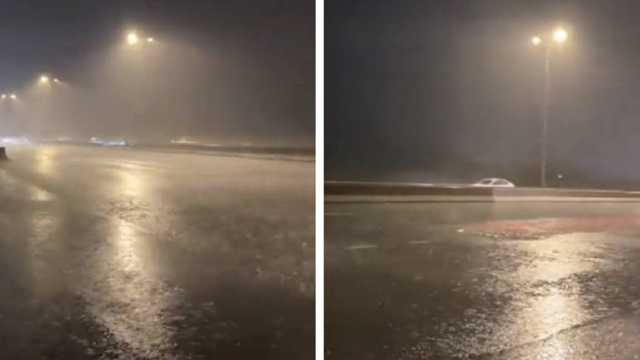 أمطار غزيرة مصحوبة بعواصف رعدية على مكة المكرمة.. فيديو