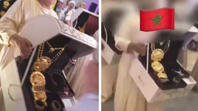 مغربية تستعرض مهرها بعد زواجها من شاب سعودي.. فيديو