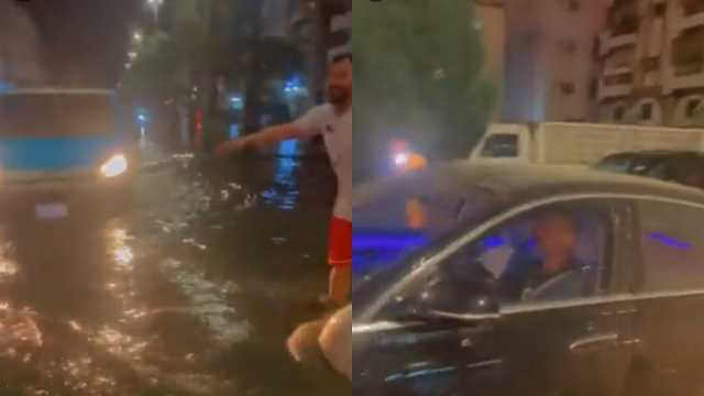 مدرب الإتحاد يحاول السير في سيول جدة وهذه ردة فعل مشجع .. فيديو