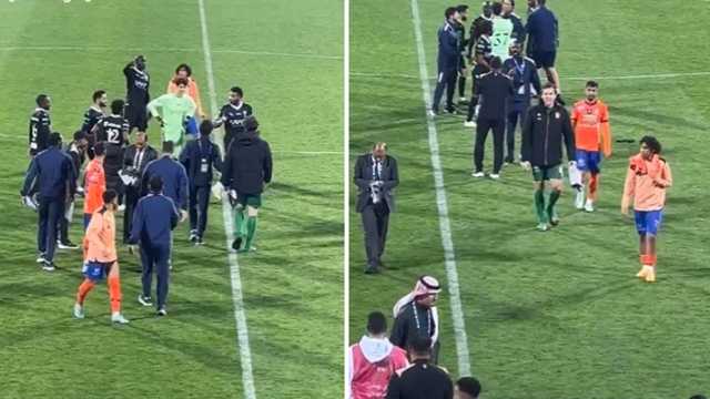 البليهي يطرد فلاديمير.. فيديو