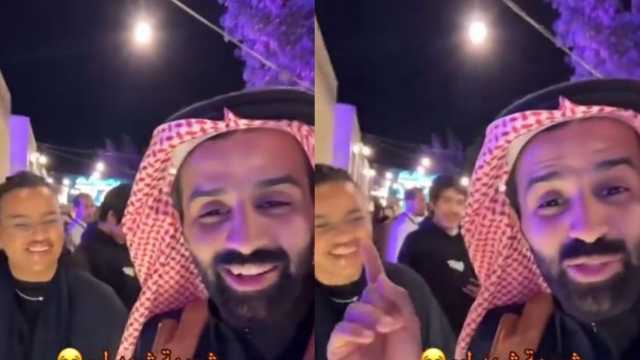 ردة فعل سعود القحطاني بعد لقاءه فتاة تشبه شهد ليو..فيديو