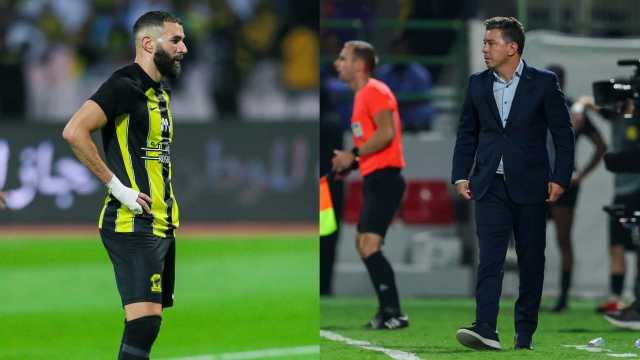 مدرب الاتحاد يرفض عودة بنزيما