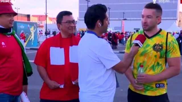 مشجع أسترالي يخشى مواجهة الأخضر في كأس آسيا ..فيديو
