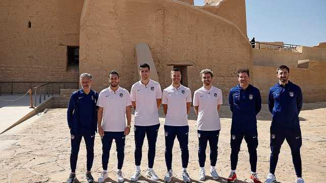 زيارة بعثة أتليتكو مدريد لمدينة الدرعية ..صور