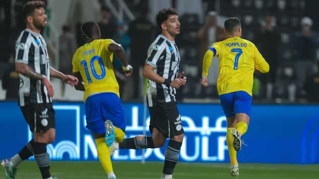 النصر يتغلب على الشباب بثلاثية