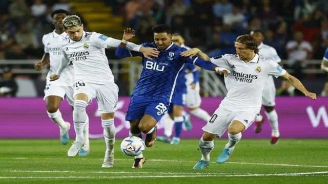 الفيفا يختار مباراة الهلال وريال مدريد كأفضل نهائيات مونديال الأندية