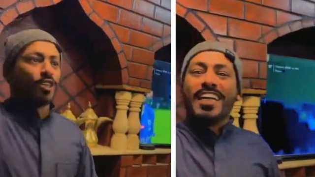 شاعر يتغنى بفوز الهلال على النصر : زعيم الكون …فيديو