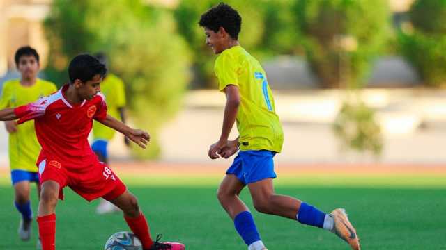 نجل رونالدو يقود براعم النصر للفوز بلقب الدوري