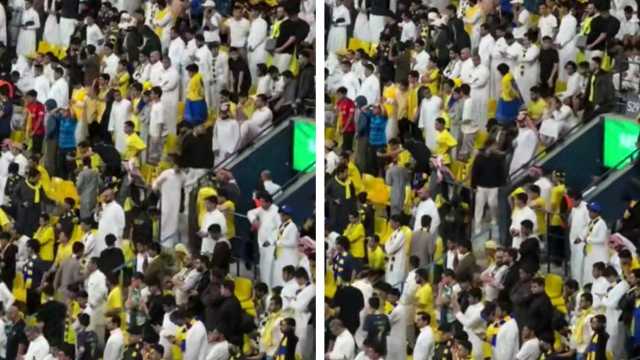 جماهير النصر تغادر الملعب بعد هدف العين الثاني .. فيديو
