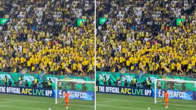 جماهير النصر تطلق صافرات استهجان ضد حارس العين.. فيديو