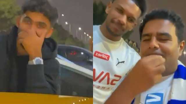 البليهي يوجه سؤال لصديقه النصراوي ويضحك .. فيديو