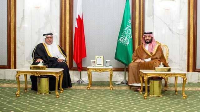 الأمير محمد بن سلمان يستقبل ولي العهد البحريني