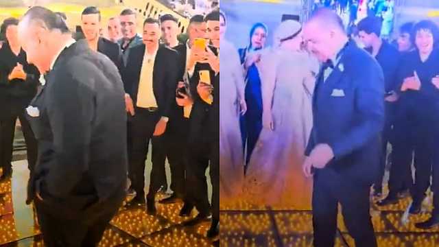 على طريقة مايكل جاكسون .. أب يُبهر الحضور في حفل زفاف ابنته .. فيديو