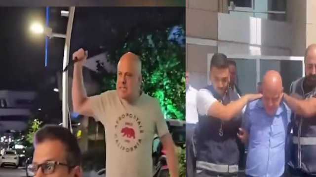 الشرطة التركية توقف رجلا هدد سائحا سعوديا بسكين … فيديو