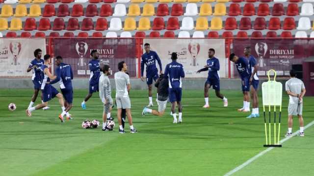 الهلال يختتم تدريباته استعداداً لمواجهة النصر