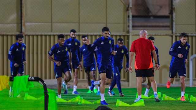 النصر ينهي تدريباته قبل لقاء الهلال