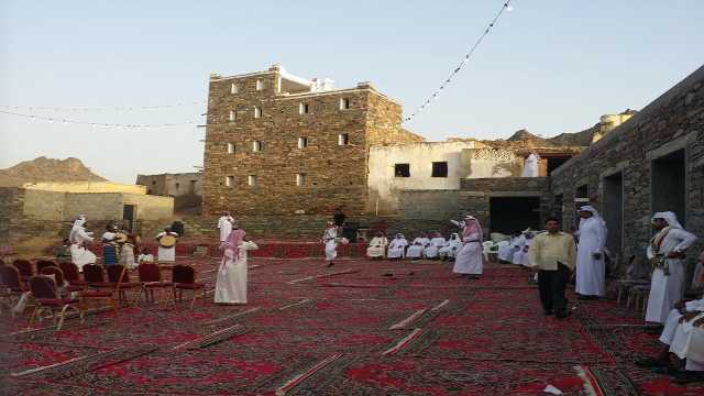 أجواء بارق تجذب السياح في فصل الشتاء