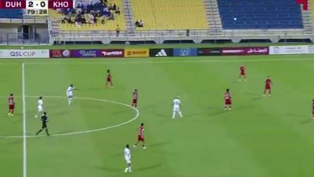 هدف عالمي من لاعب الخور ضد الدحيل في كأس نجوم قطر .. فيديو