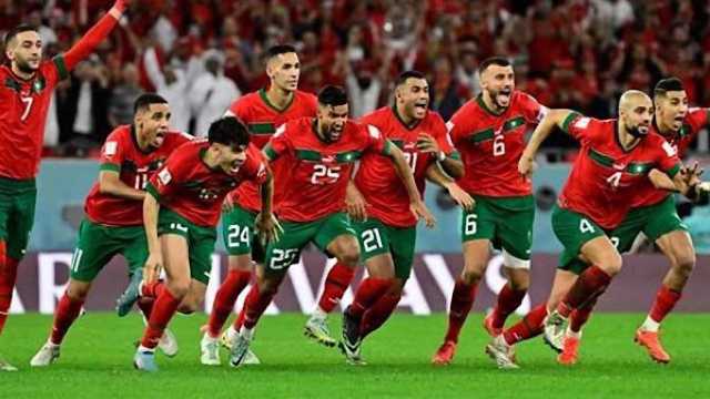 ‎المنتخب المغربي يكتسح الجابون