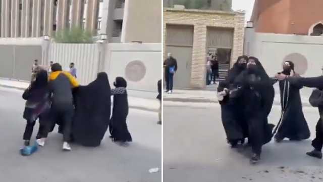 تحاول حرق نفسها لعدم قبول ابنتها في احدى الجامعات ..فيديو