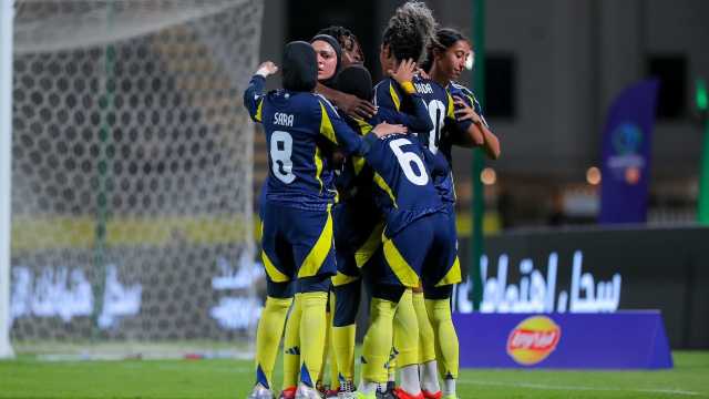 احتفال سيدات النصر بعد الفوز على الاتحاد .. فيديو