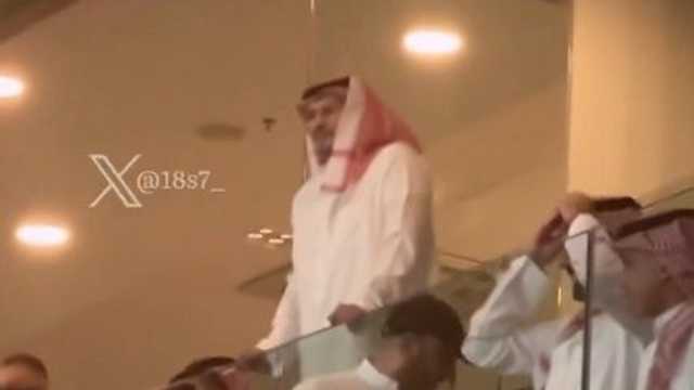 الأمير تركي بن سلمان يحتفل بهدف رونالدو .. فيديو