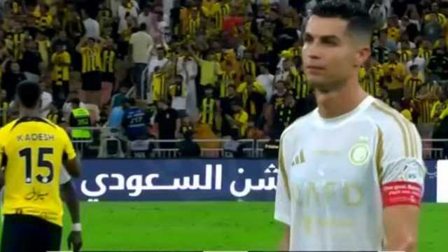 ردة فعل رونالدو بعد الخسارة أمام الاتحاد .. فيديو