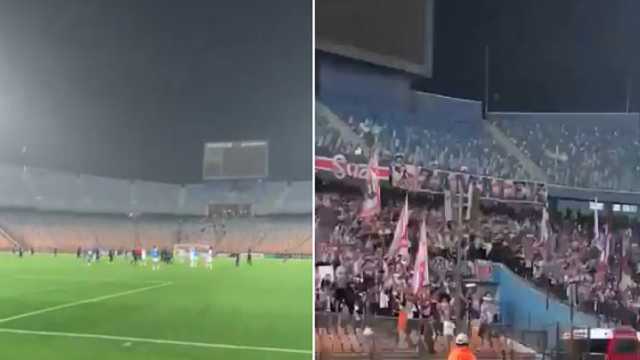 جماهير الزمالك تهتف ضد رئيس النادي: صح النوم يناير عدى 12 يوم..فيديو