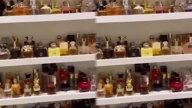 عقيل يستعرض هوس شقيقته الفنانه شيماء بالعطور .. فيديو