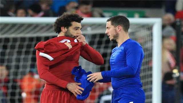 نجم ليفربول: هازارد أفضل من محمد صلاح