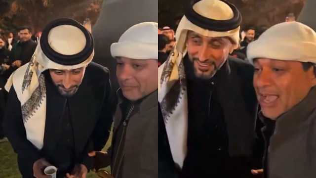 الزعاق يمازح سامي الجابر: البرد الموجود بالرياض يروح وييجي مثل الذيب سامي.. فيديو