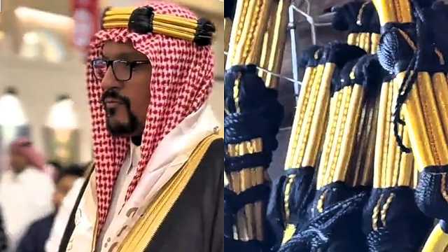 البشت والعقال المقصب في يوم التأسيس: حكاية التراث على يد صنّاع الأحساء.. فيديو