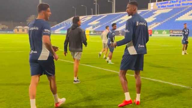 ميتروفيتش يشارك في تدريبات الهلال .. فيديو