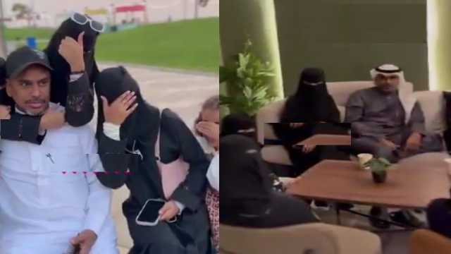 فتاة تشارك مقطعًا لوالدها برفقة شقيقاتها السبع وتعلق: هذا هو تعامله معنا.. فيديو