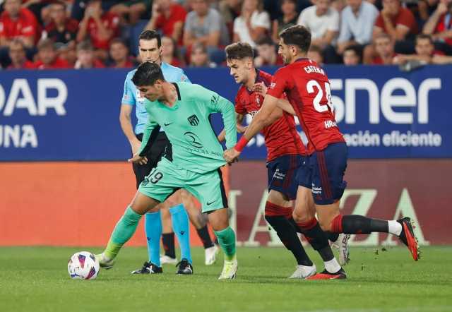 أتلتيكو مدريد يضرب شباك أوساسونا بثنائية في الدوري الإسباني