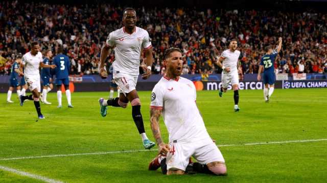 سيرجيو راموس يسجل هدفًا تاريخيًا في دوري أبطال أوروبا
