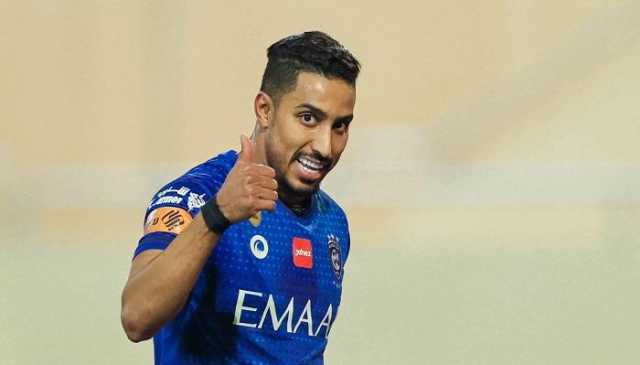 الهلال يفتقد سالم الدوسري خلال مواجهة الحزم بكأس الملك