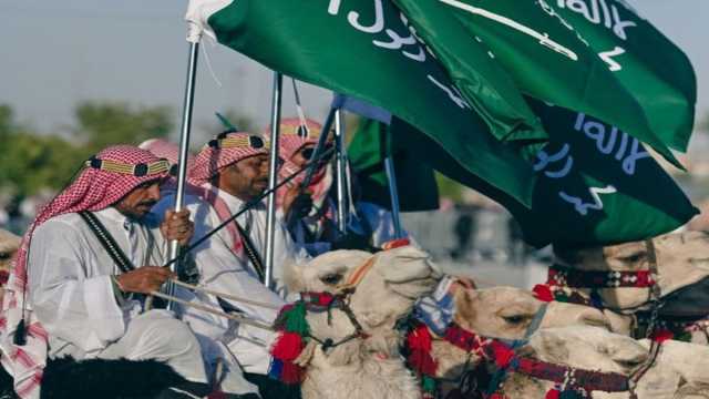 مسيرة 'مليارية' لنادي الإبل بمناسبة اليوم الوطني الـ93