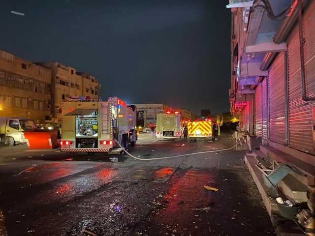 «الدفاع المدني بالمدينة المنورة» يخمد حريقًا بمبنى سكني