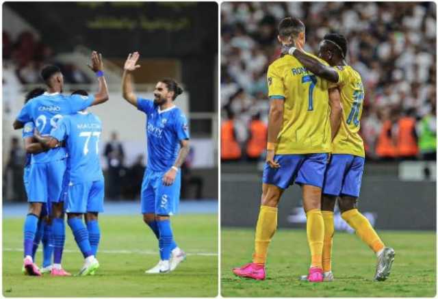 التشكيل الرسمي لفريقي الهلال والنصر في نهائي كأس الملك سلمان للأندية